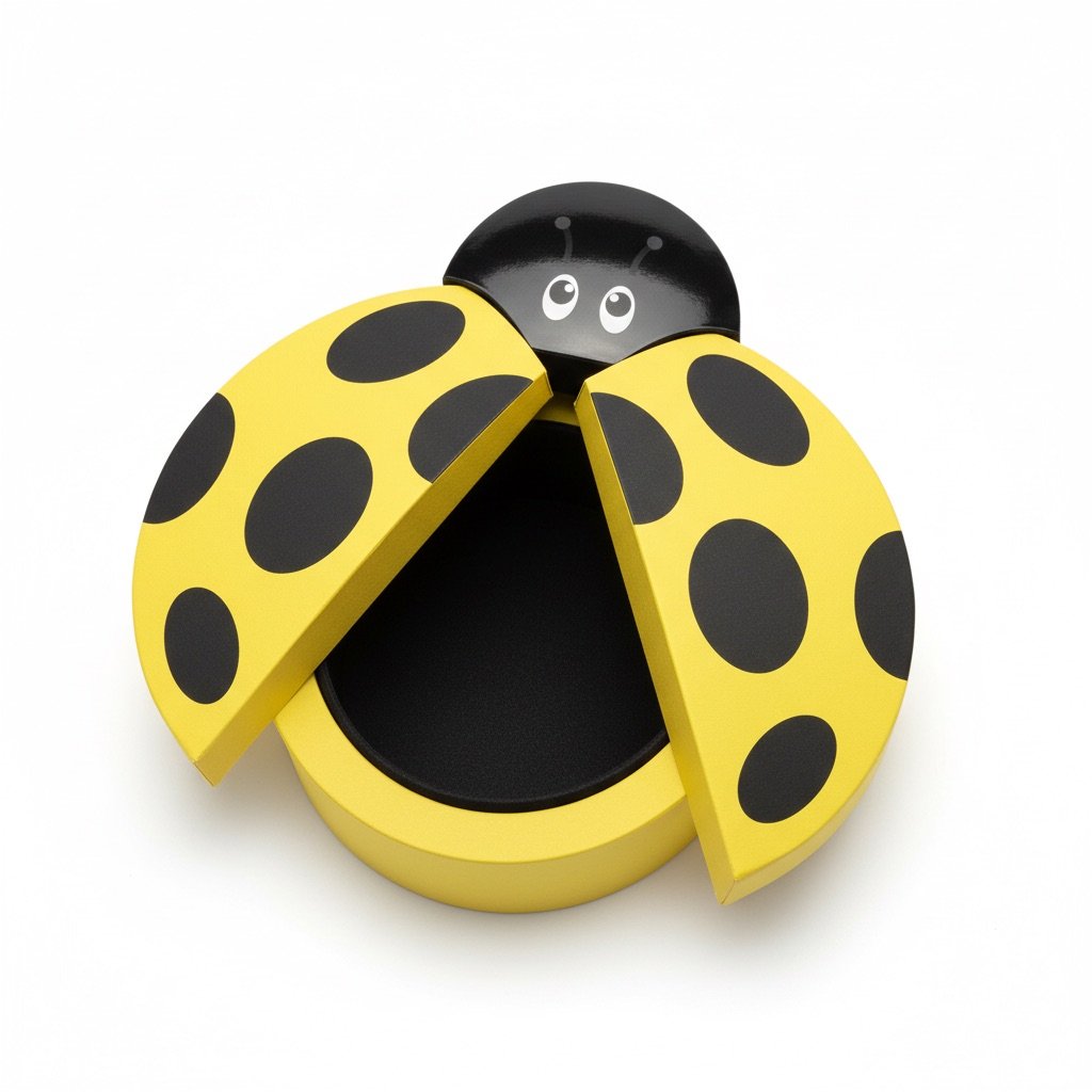 Yellow Pattern Specialty Chocolate Box